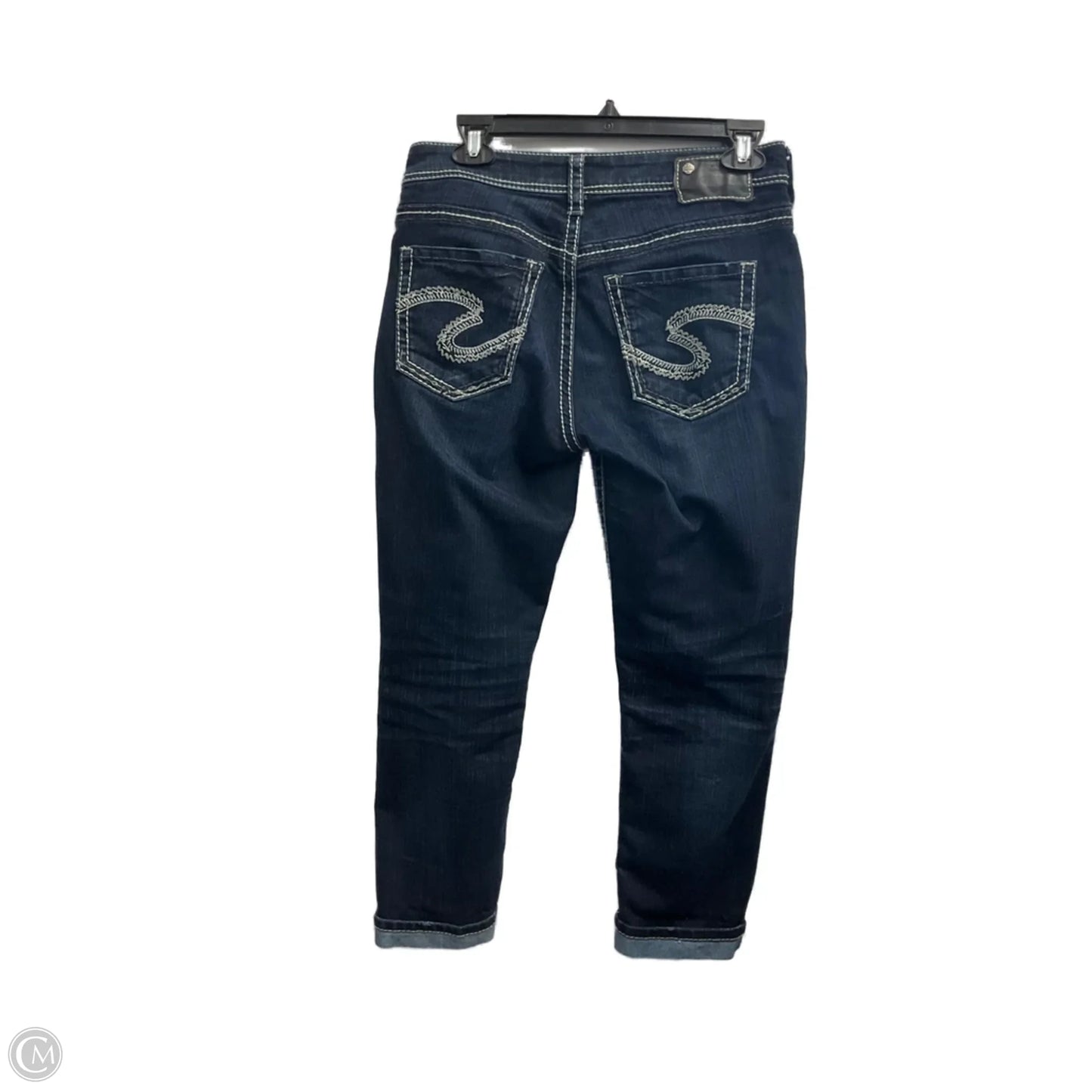 Jeans Skinny By Silver In Blue Denim, Size: 8