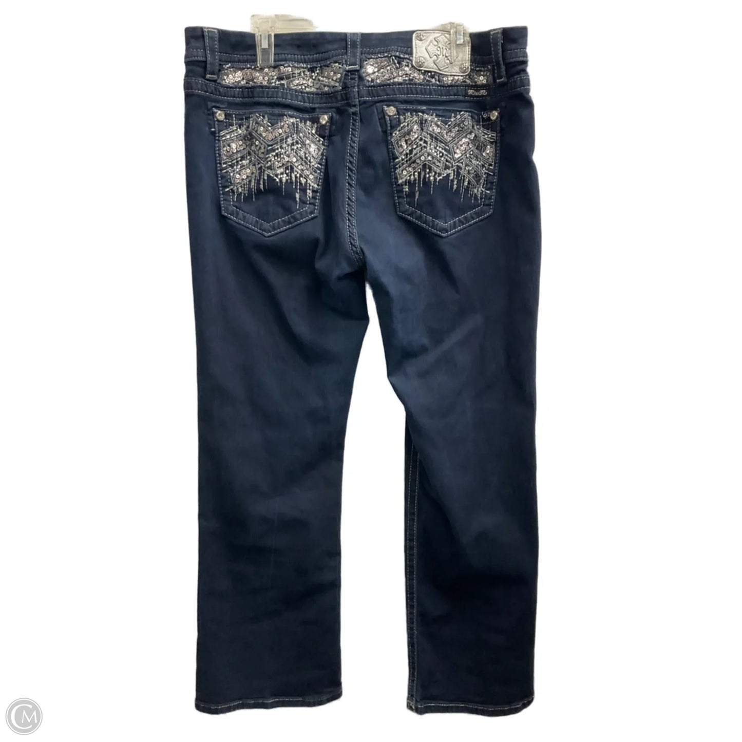 Jeans Boot Cut By Miss Me In Blue Denim, Size: 20