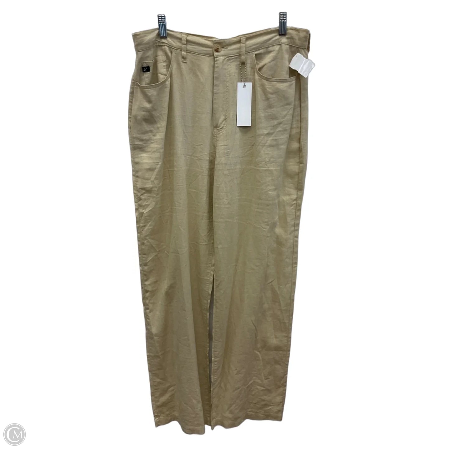 Pants Linen By Kancan In Tan, Size: L