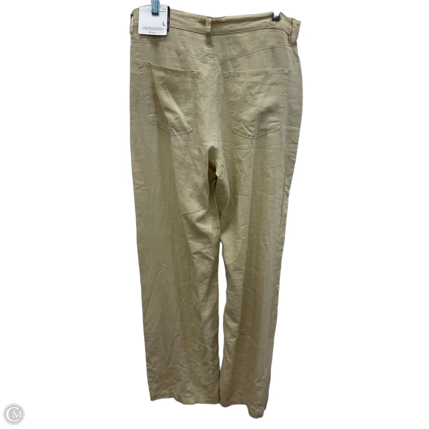 Pants Linen By Kancan In Tan, Size: L