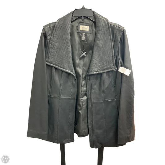 Jacket Designer By Neiman Marcus In Black, Size: L