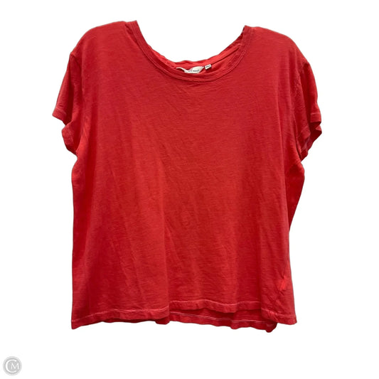 Top Short Sleeve By Vineyard Vines In Coral, Size: S