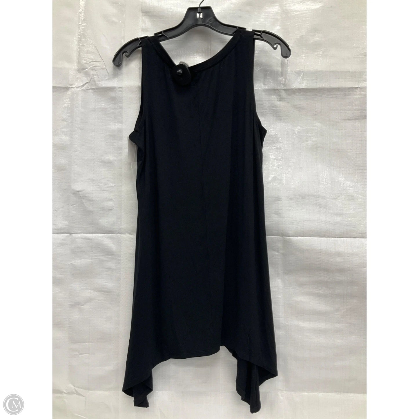 Top Sleeveless By Logo In Black, Size: S