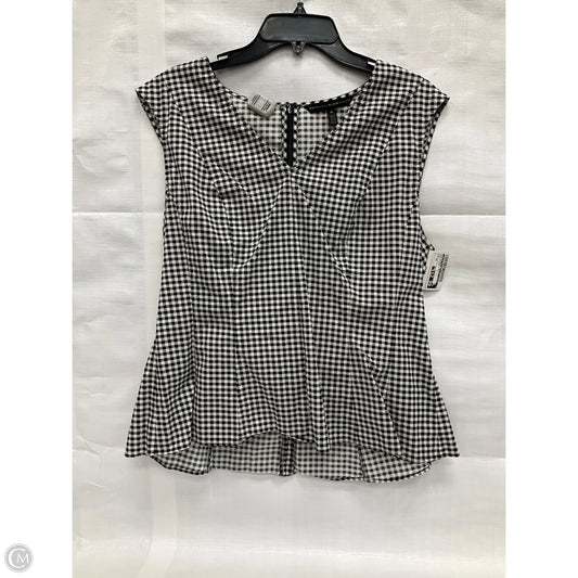 Top Sleeveless By White House Black Market In Black & White, Size: 14