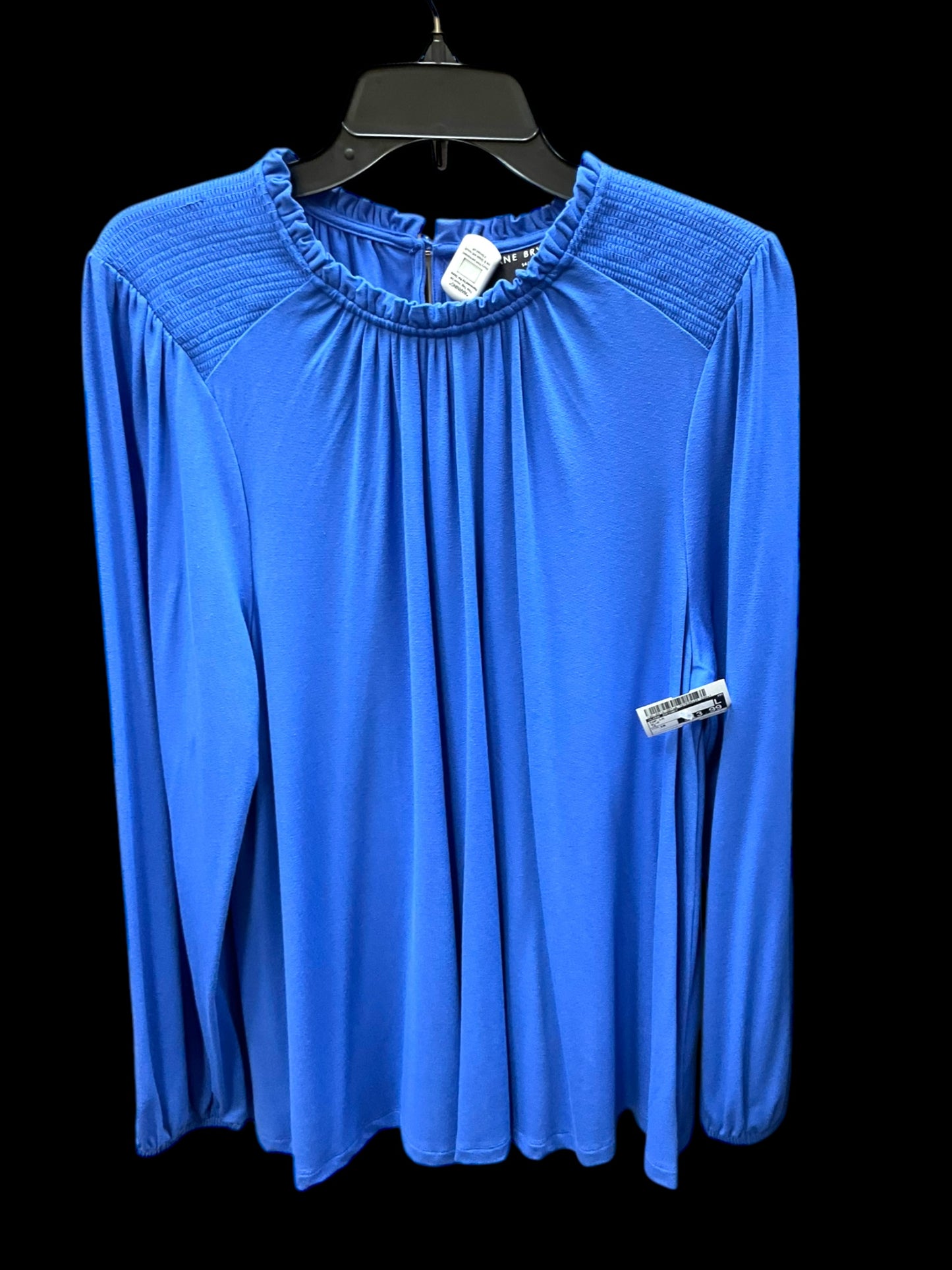 Top Long Sleeve By Lane Bryant In Blue, Size: 16