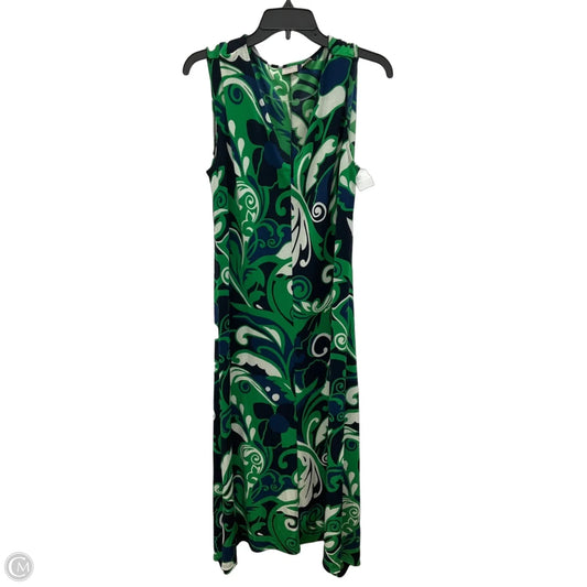 Dress Casual Maxi By Chicos In Green, Size: L