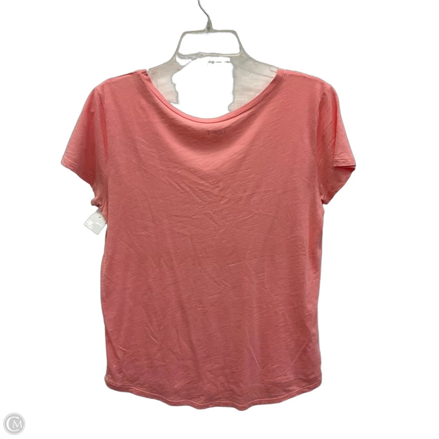 Top Short Sleeve Basic By Loft In Pink, Size: S