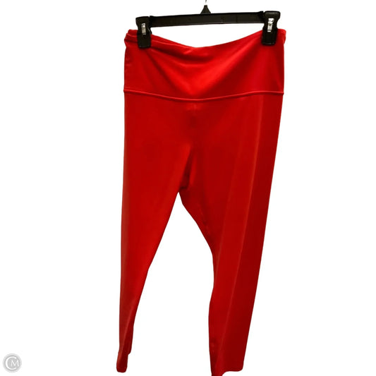 Athletic Leggings By Athleta In Red, Size: Xl
