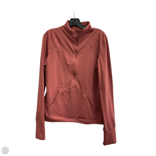 Athletic Sweatshirt Collar By Zyia In Pink, Size: Xxl