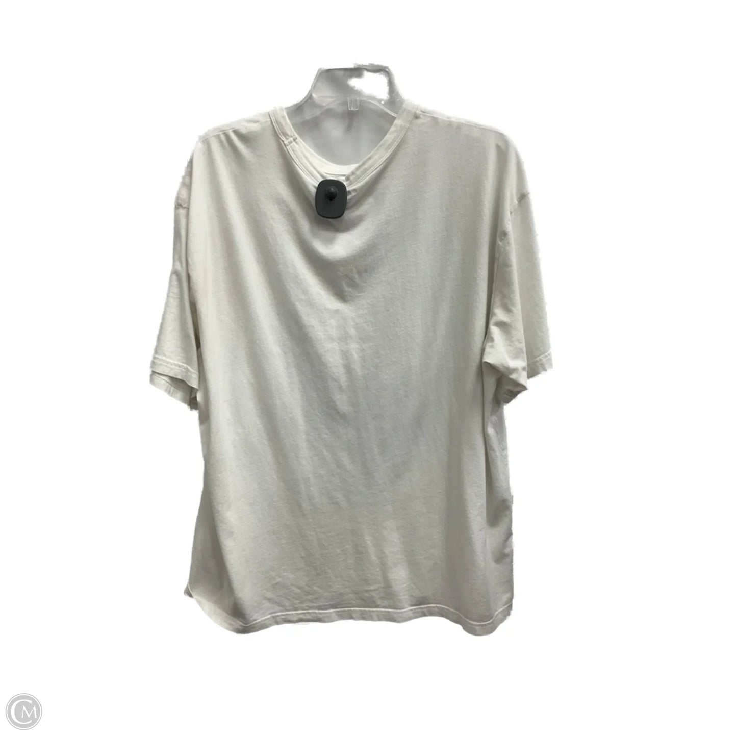 Top Short Sleeve Basic By Old Navy In Cream, Size: Xl