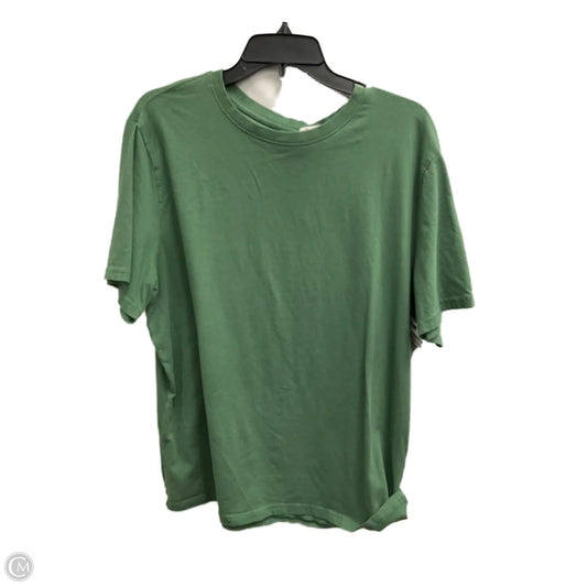 Top Short Sleeve Basic By Dip In Green, Size: Xl