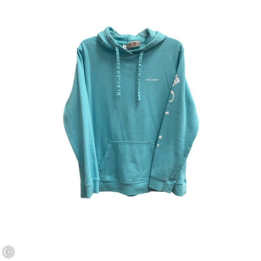 Athletic Sweatshirt Hoodie By Columbia In Blue, Size: 1x