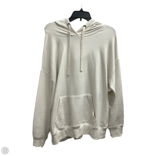 Sweatshirt Hoodie By Buffalo David Bitton In Cream, Size: L