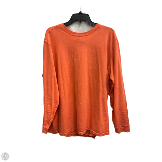 Top Long Sleeve By Carhartt In Orange, Size: 1x