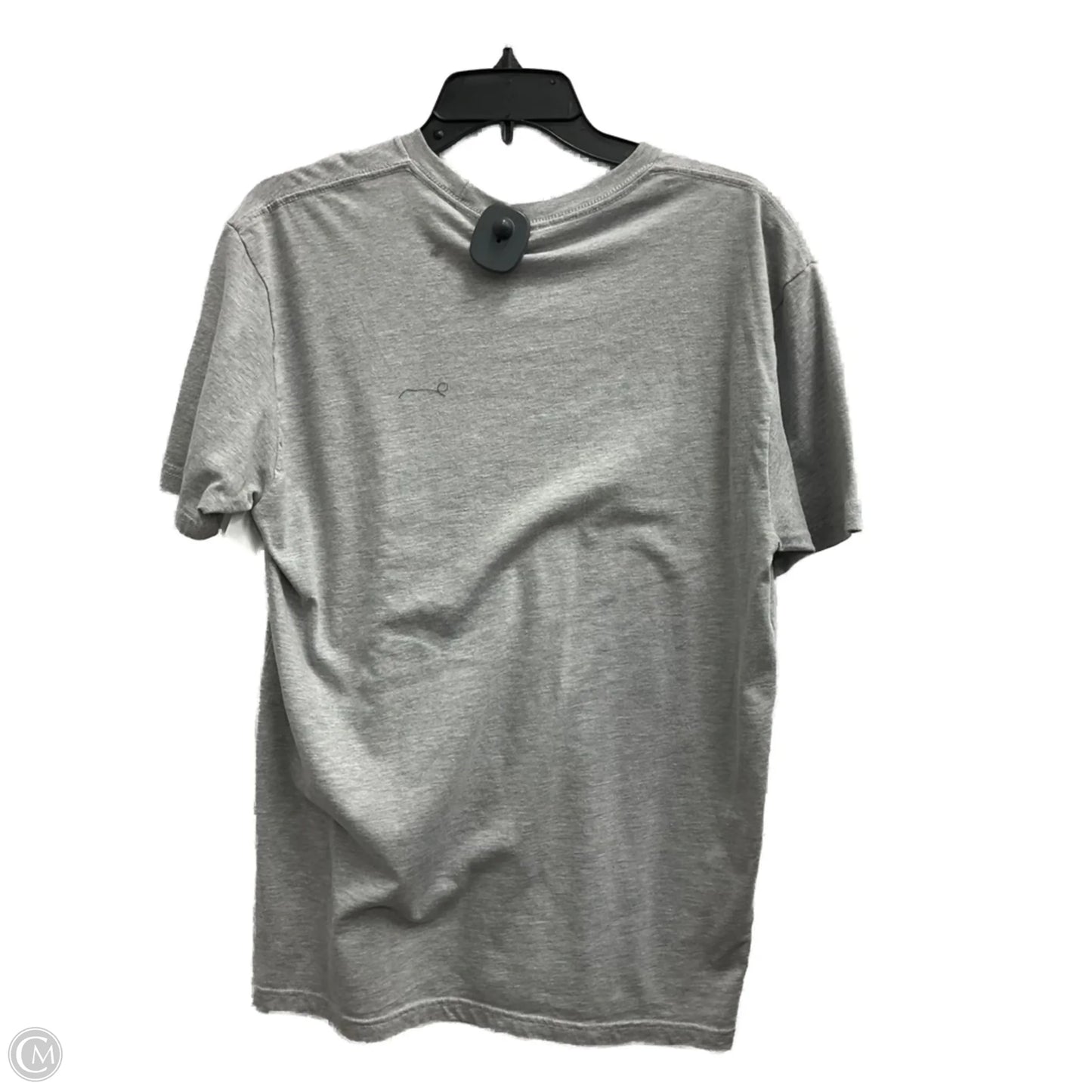 Top Short Sleeve By Next Level In Grey, Size: L