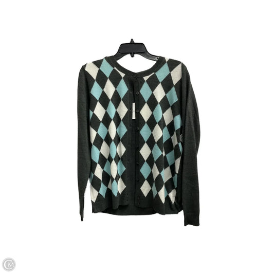 Cardigan By Croft And Barrow In Grey, Size: Lp