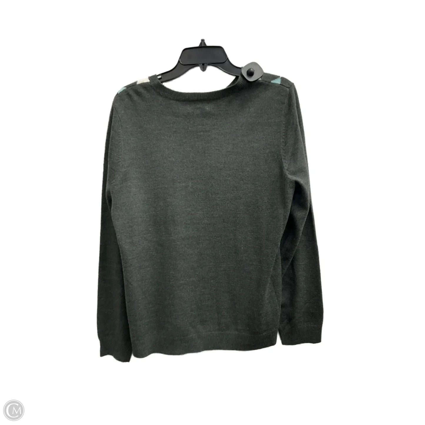 Cardigan By Croft And Barrow In Grey, Size: Lp