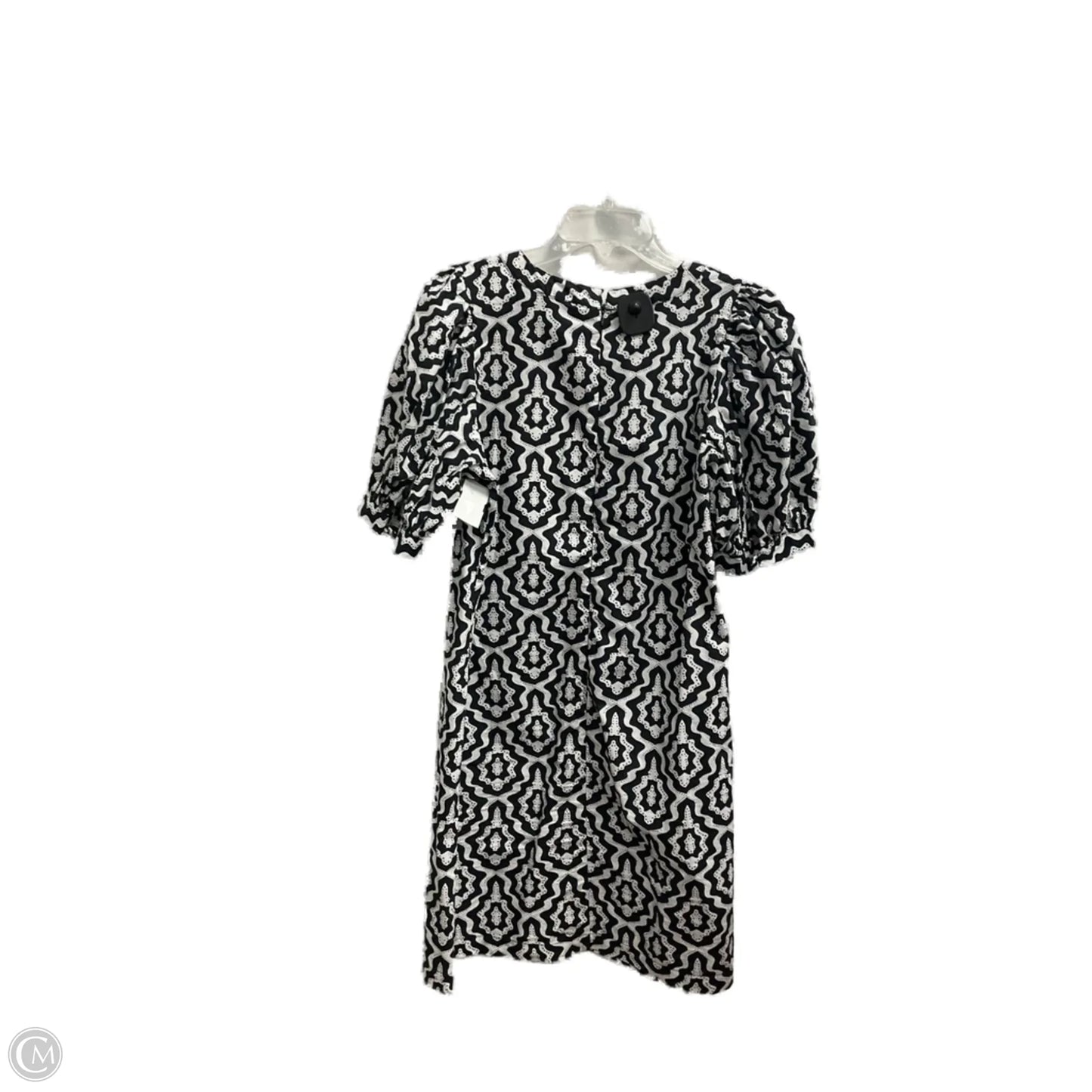Dress Casual Midi By Loft In Black & White, Size: M