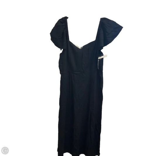 Dress Casual Midi By Old Navy In Black, Size: Mp