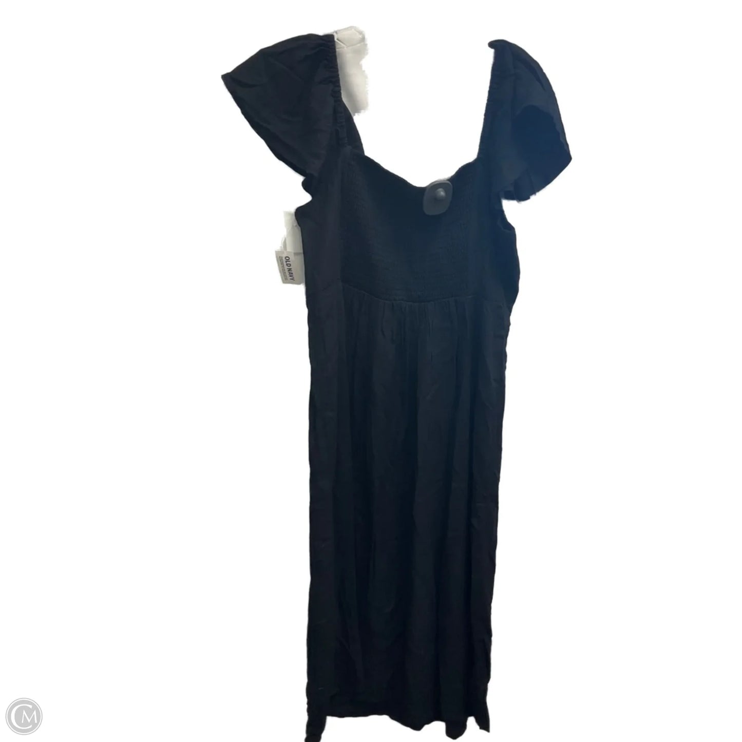 Dress Casual Midi By Old Navy In Black, Size: Mp