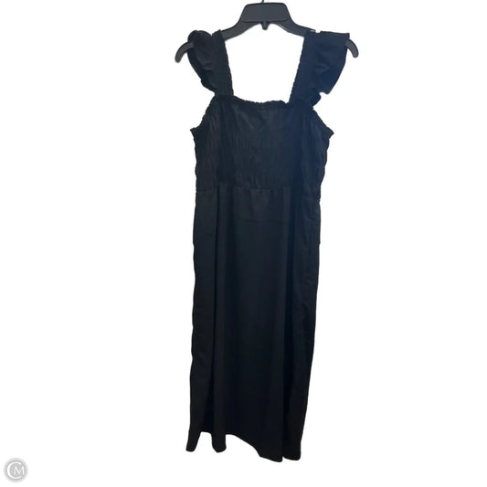 Dress Casual Midi By Old Navy In Black, Size: Mp