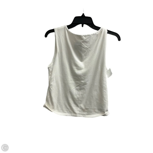 Top Sleeveless Basic By Gap In White, Size: M
