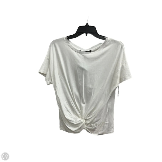 Top Short Sleeve By White House Black Market In White, Size: S