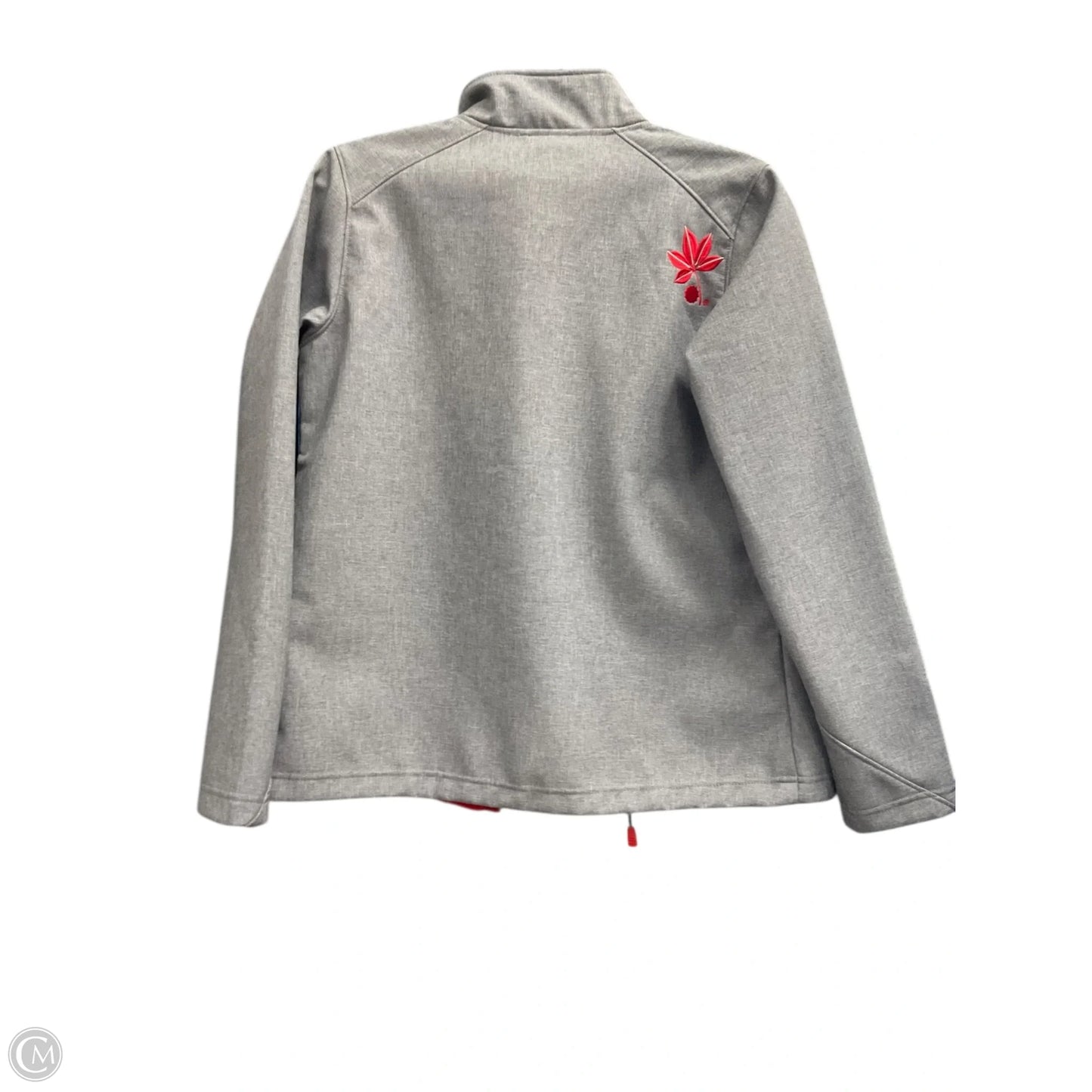 Athletic Jacket By Cmc In Grey, Size: S