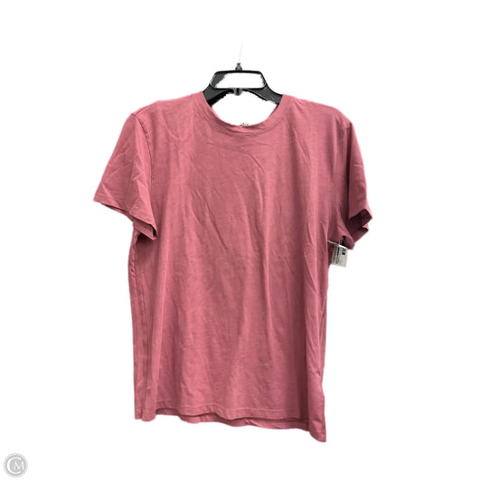 Athletic Top Short Sleeve By Athleta In Maroon, Size: S
