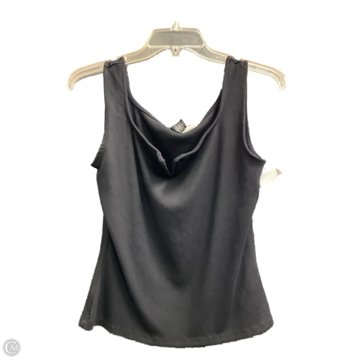 Top Sleeveless By Tahari In Black, Size: L