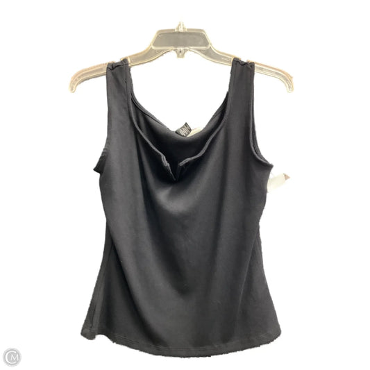 Top Sleeveless By Tahari In Black, Size: L