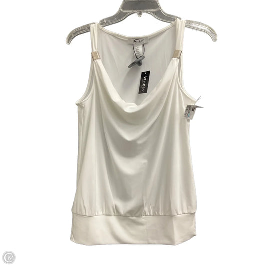 Top Sleeveless By White House Black Market In White, Size: Xs