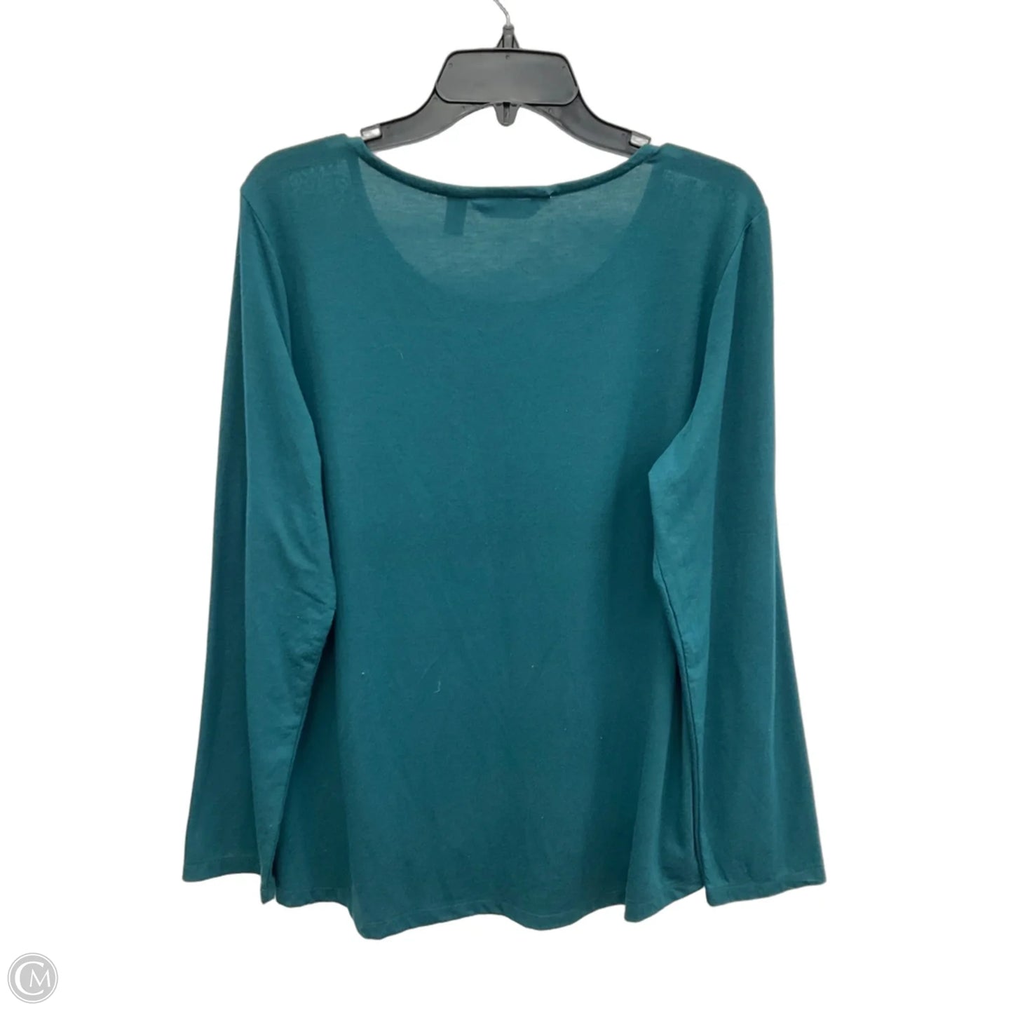 Top Long Sleeve By Indigo In Green, Size: L