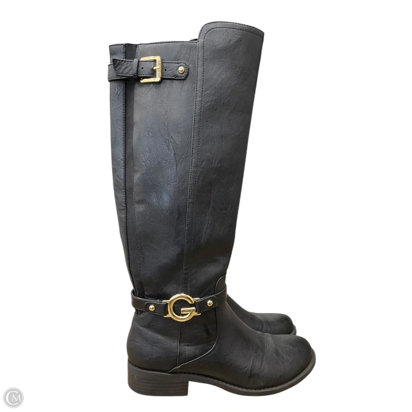 Boots Mid-calf Flats By G By Guess In Black, Size: 7.5