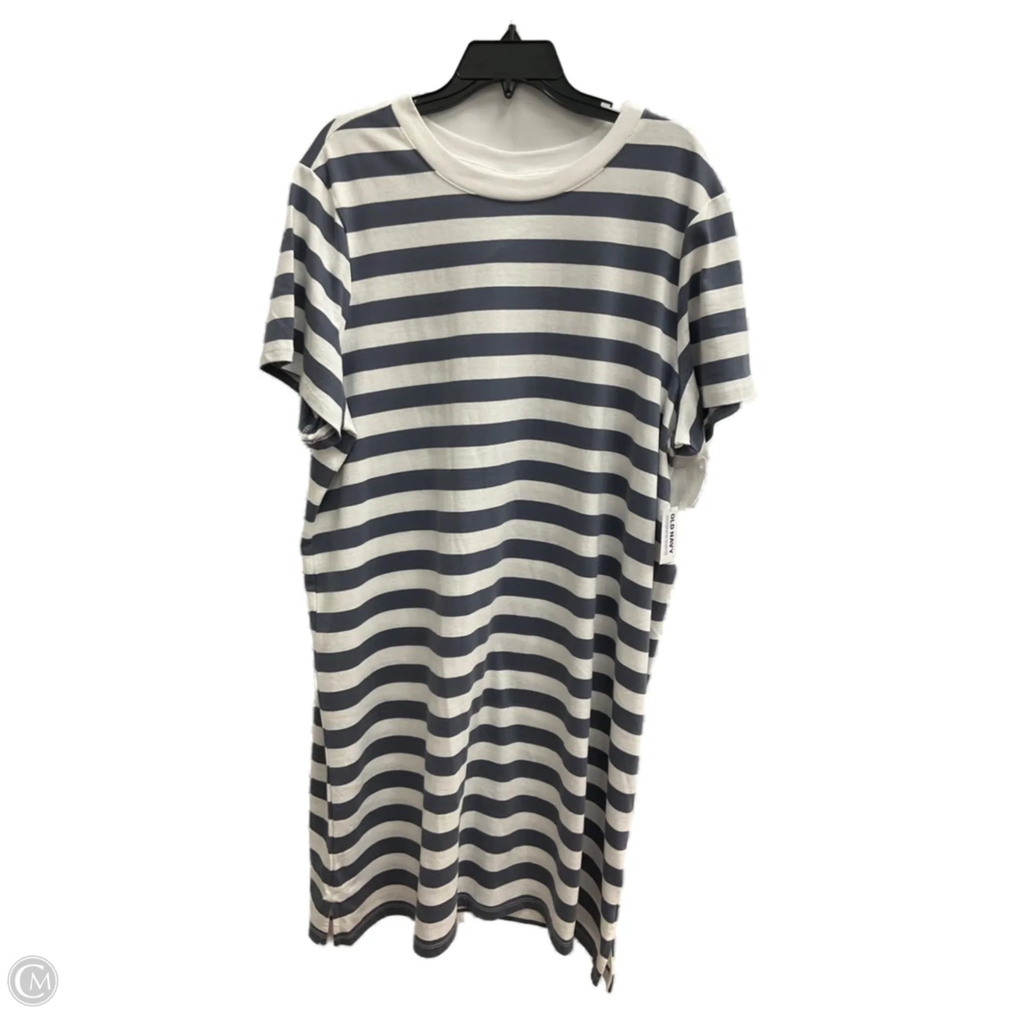 Dress Casual Midi By Old Navy In White, Size: 2x