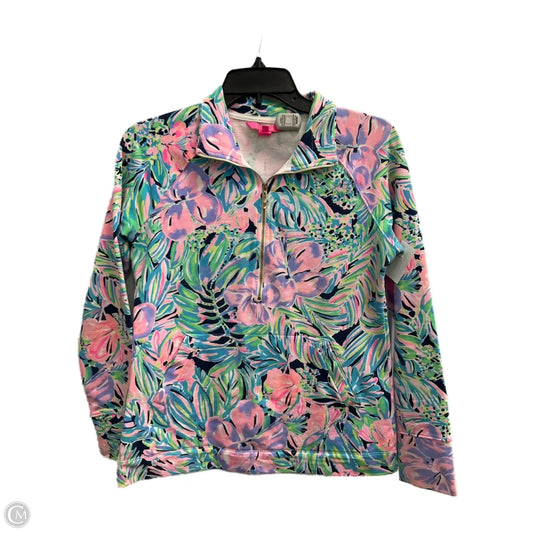 Top Long Sleeve Designer By Lilly Pulitzer In Blue & Purple, Size: Xs