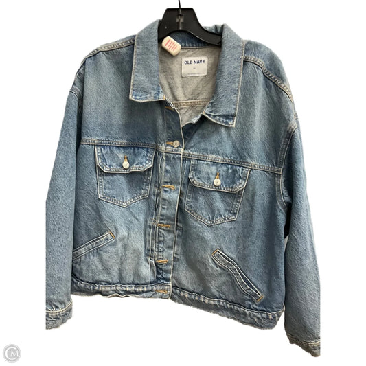 Jacket Denim By Old Navy In Blue, Size: 3x