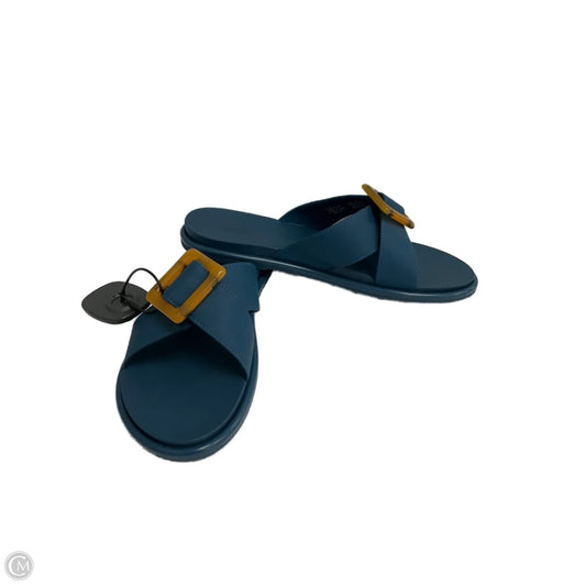 Sandals Flip Flops By Olukai In Blue, Size: 10
