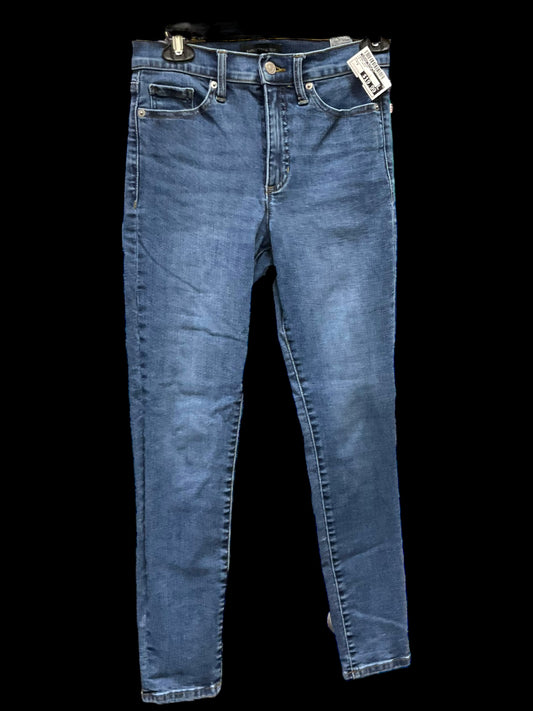 Jeans Skinny By Banana Republic In Blue Denim, Size: 2