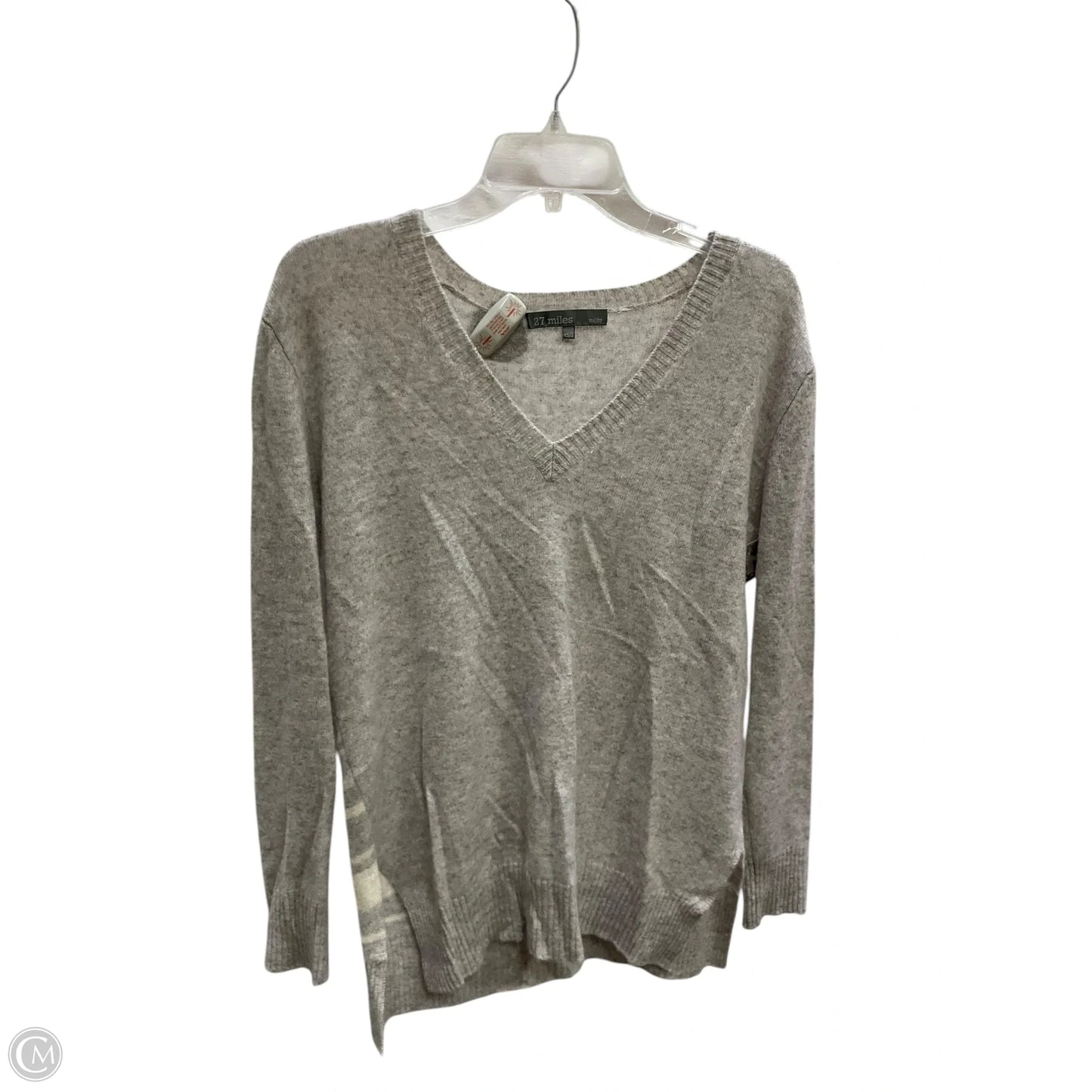 Sweater Cashmere By Clothes Mentor In Grey, Size: Xs