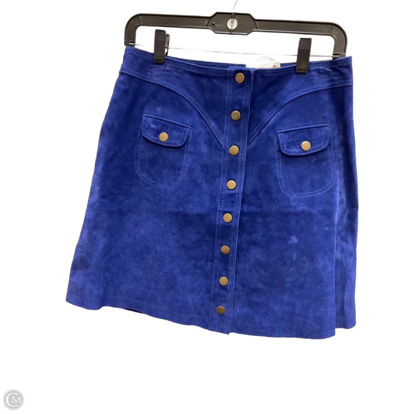 Skirt Mini & Short By Anthropologie In Blue, Size: 10