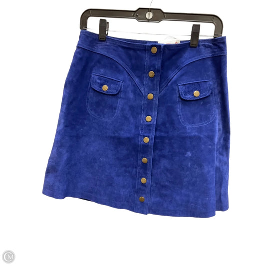 Skirt Mini & Short By Anthropologie In Blue, Size: 10