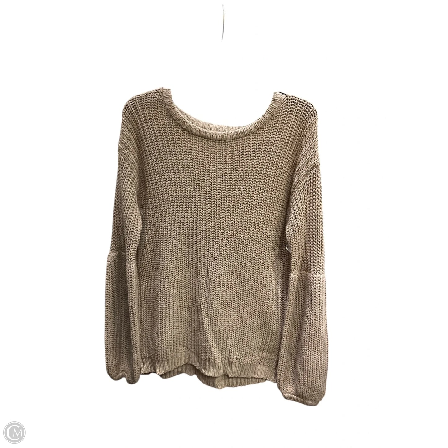 Sweater By Clothes Mentor In Beige, Size: M