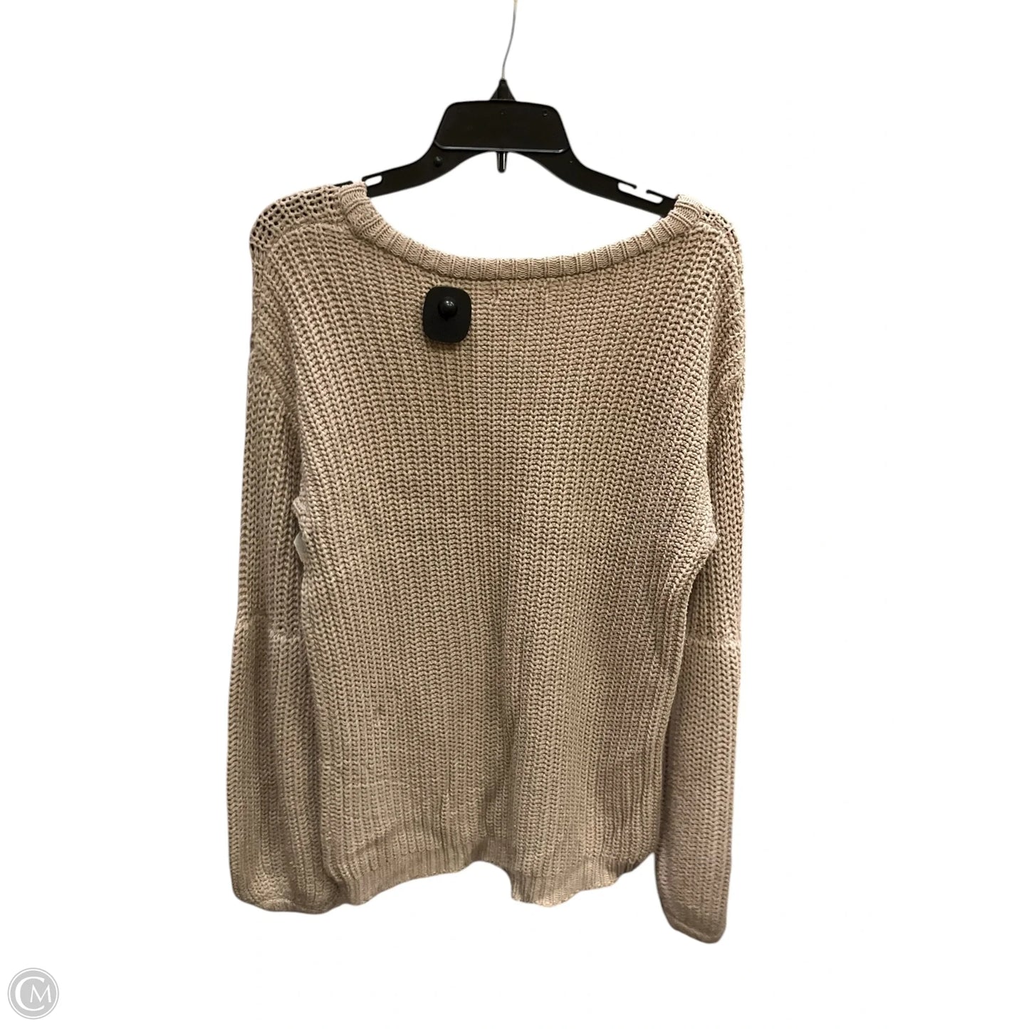 Sweater By Clothes Mentor In Beige, Size: M