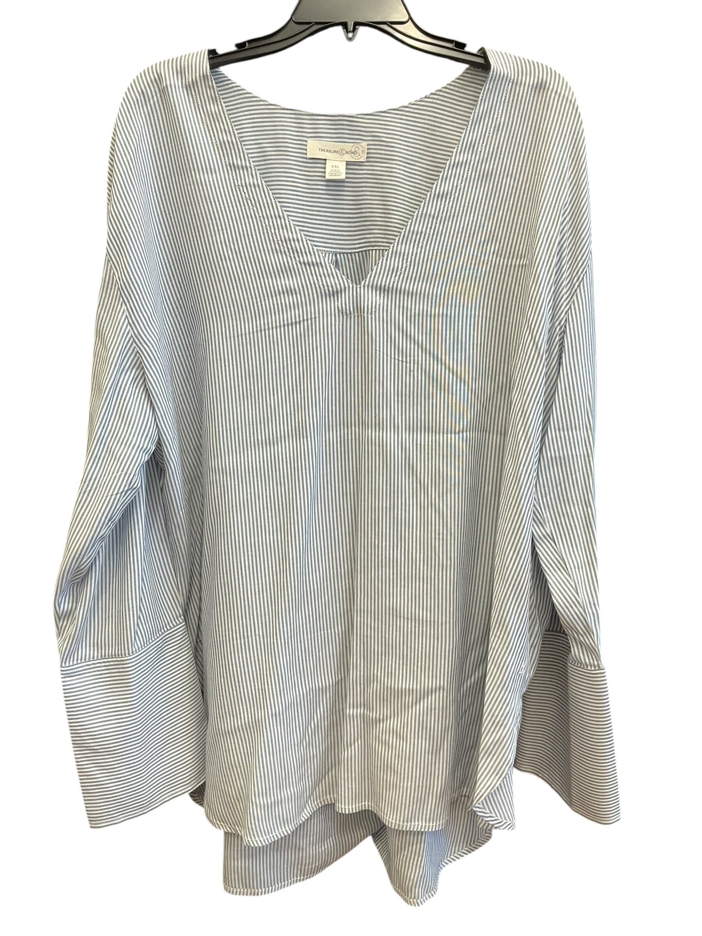 Top Long Sleeve By Treasure And Bond  Size: Xxl