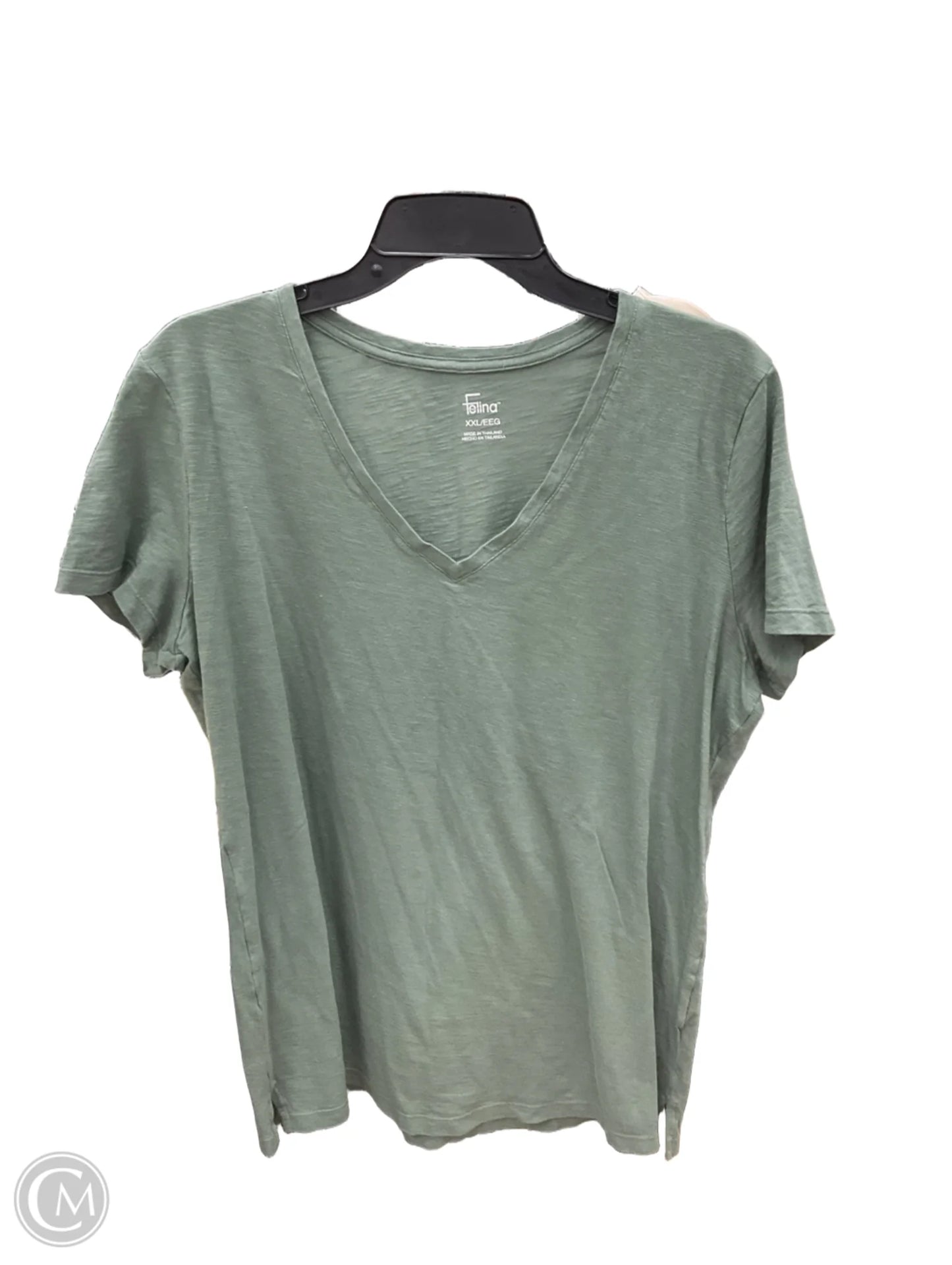 Top Short Sleeve Basic By Felina  Size: Xxl