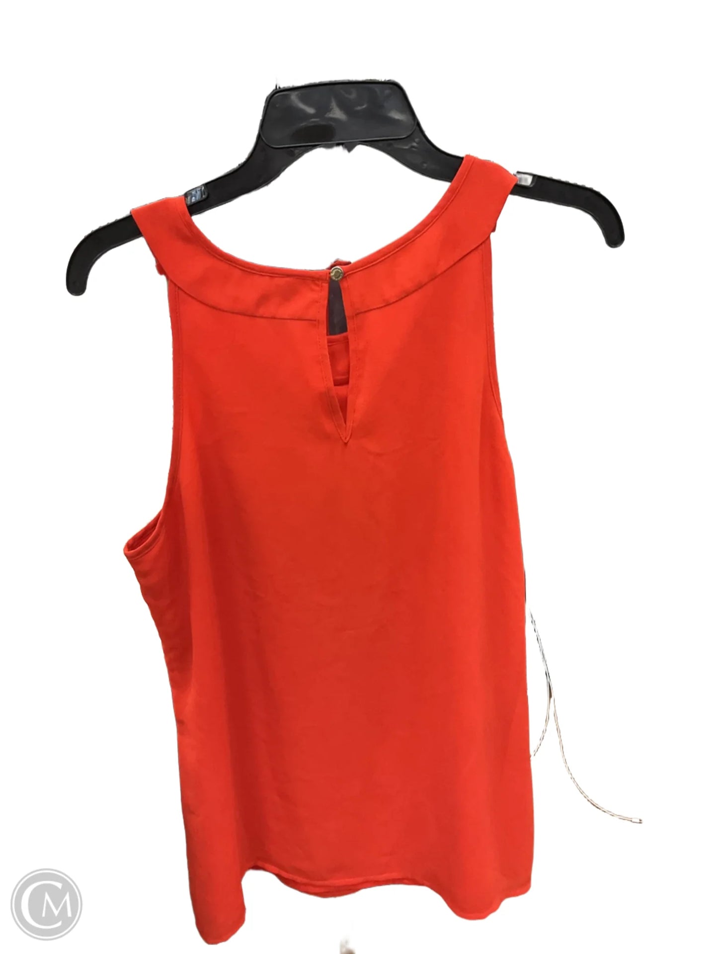 Top Sleeveless By Calvin Klein In Orange, Size: M