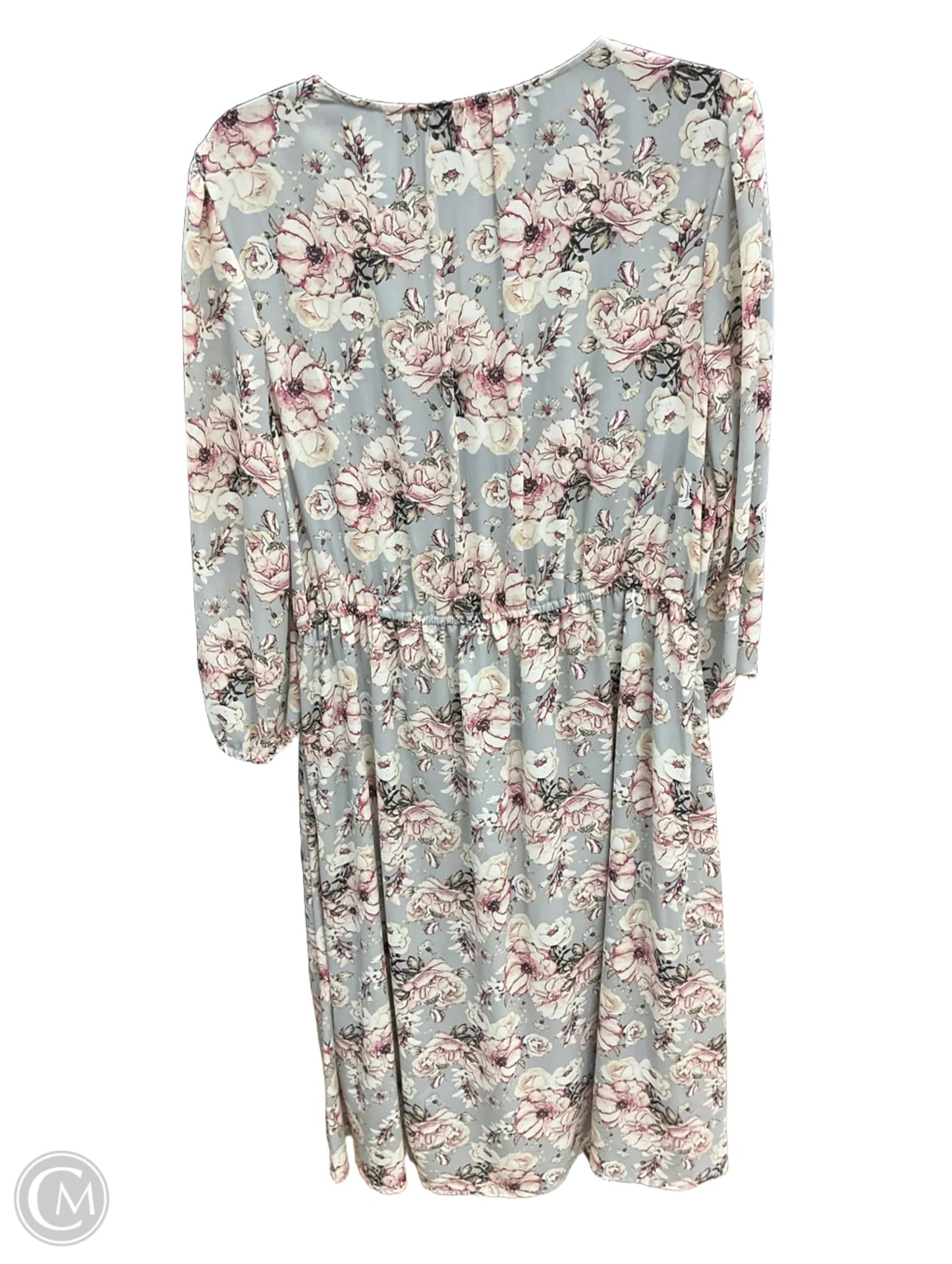 Dress Casual Midi By Ophelia Roe In Floral Print, Size: Xl