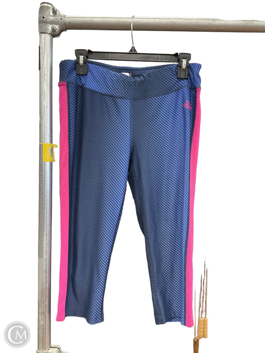 Athletic Leggings Capris By The North Face In Blue & Pink, Size: L