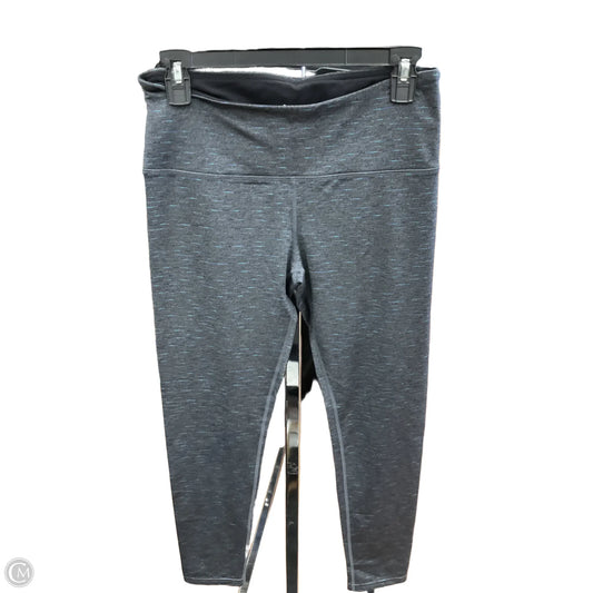 Athletic Leggings By Tuff Athletics In Grey, Size: M